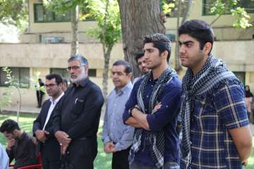 مراسم رونمایی از یادمان شهدای گمنام